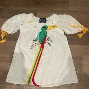 VaVa by Joy Han Embroidered Boho Blouse – XS